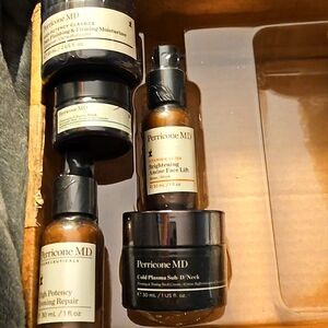 Brand new Perricone MD Cold Plasma Plus + Sub D/Neck 5 piece Full Size set